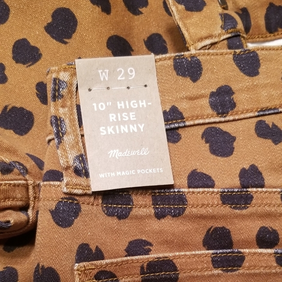 ๐HP! Madewell Sz 29 Spots High Rise Skinny Jeans - Picture 3 of 3